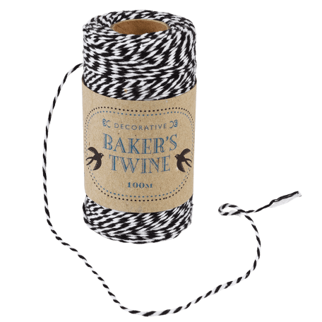 Black And White Baker's Twine