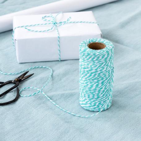 Teal And White Baker's Twine