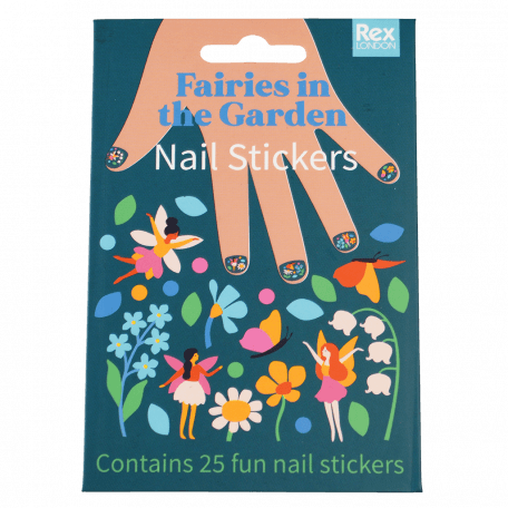 Fairies In The Garden Nail Stickers (Pack Of 25)