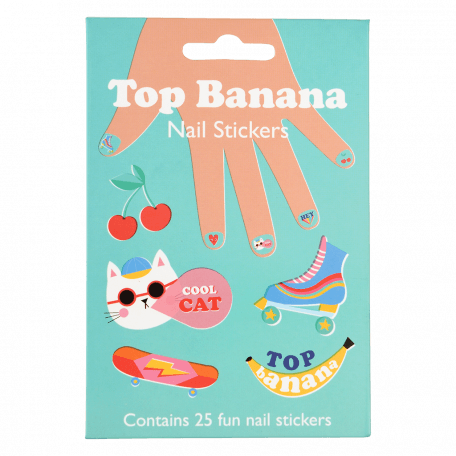 Top Banana Nail Stickers 