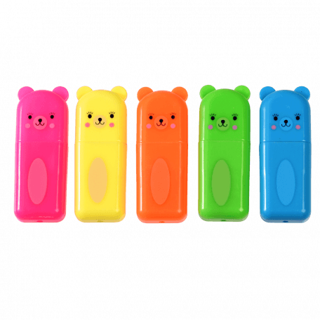 Bear Highlighters set of 5