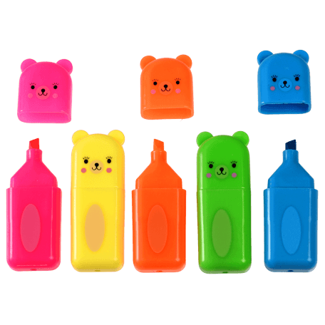 Bear Highlighters set of 5