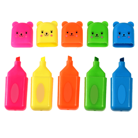 Bear Highlighters set of 5