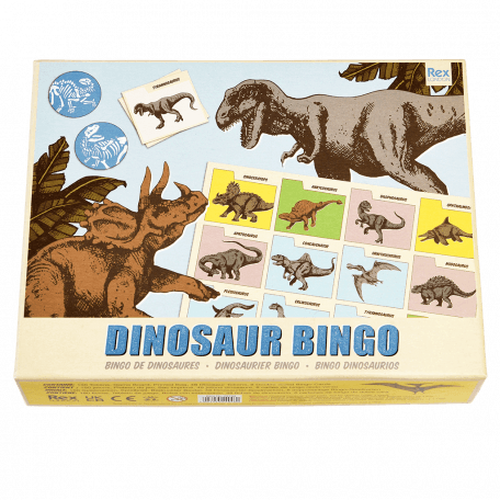 Prehistoric land bingo game