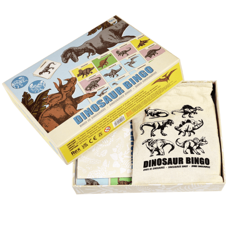 Prehistoric land bingo game