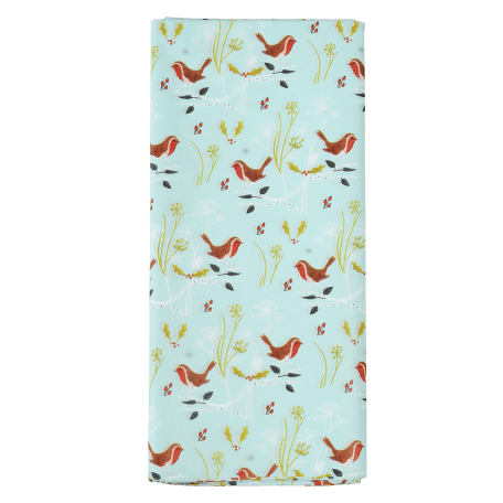 Tissue paper sheets with Christmas winter walk print