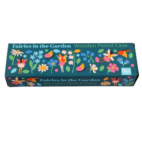 Fairies In The Garden Wooden Pencil Case