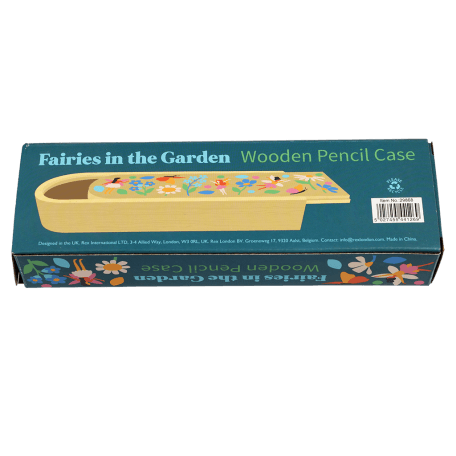 Fairies In The Garden Wooden Pencil Case