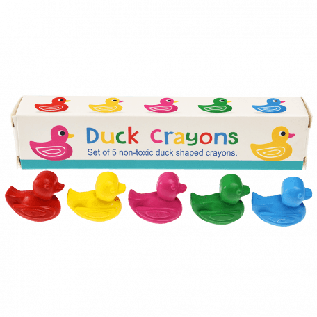 Set Of 5 Duck Crayons