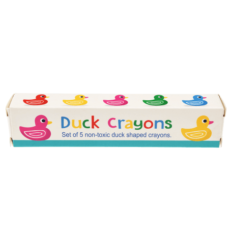 Set Of 5 Duck Crayons