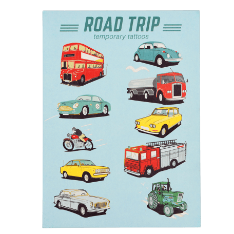 Road Trip Temporary Tattoos