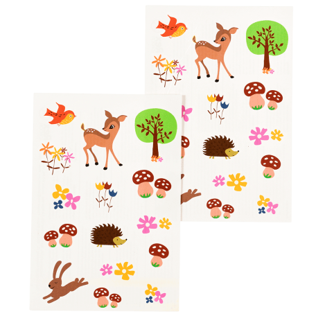 Woodland Creatures Temporary Tattoos 