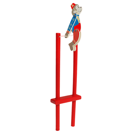 Sideshow Monkey Wooden Acrobatic Toy