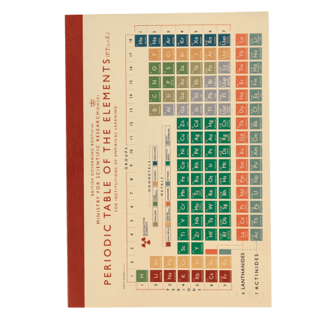 Periodic Table A5 Notebook