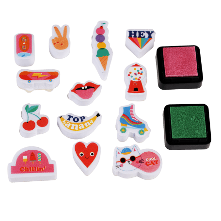 Top Banana Set Of Mini Stamps