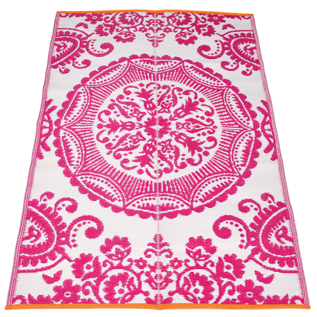 Pink Recycled Floor Mat 180x120cm