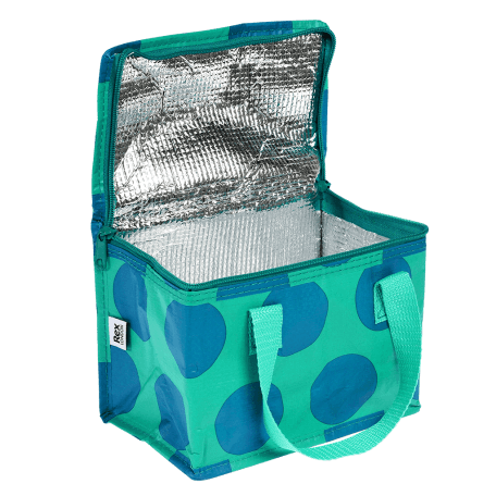 Blue On Turquoise Spotlight Lunch Bag