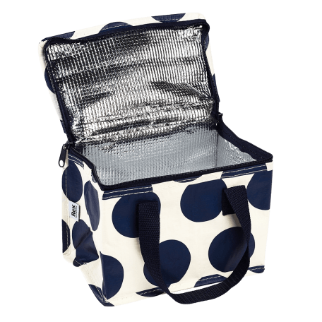 Navy On White Spotlight Lunch Bag