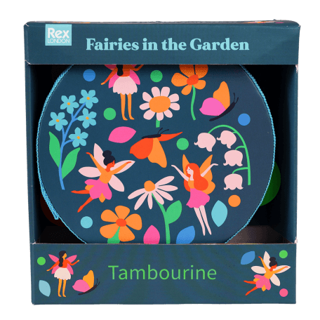 Fairies In The Garden Tambourine