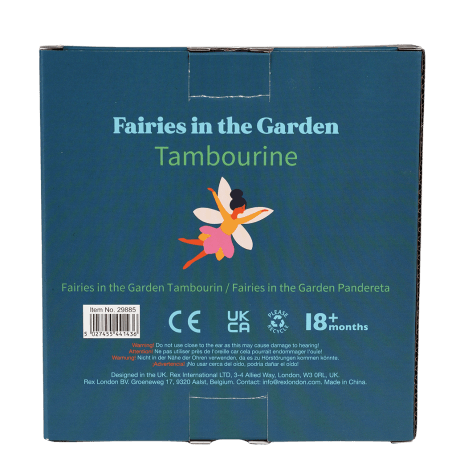 Fairies In The Garden Tambourine