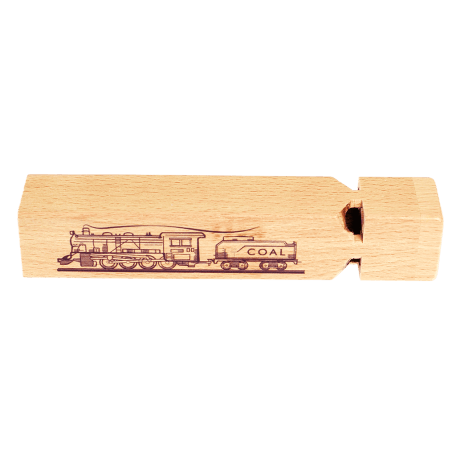 Traditional Wooden Train Whistle