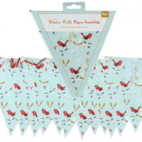 Winter Walk Paper Bunting