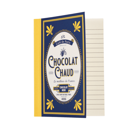 Café De Paris "Chocolate Chaud" A6 Notebook