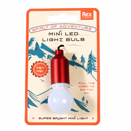 Spirit Of Adventure Light Bulb Keyring-Red