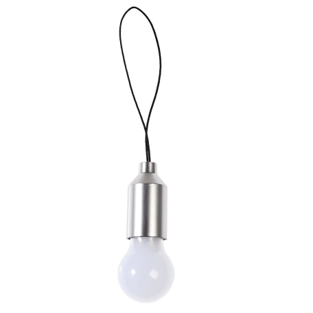 Spirit Of Adventure Light Bulb Keyring-Silver