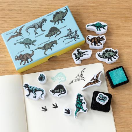 Prehistoric Land Set Of Mini Stamps