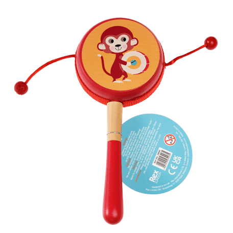 Animal Band Rattle Drum