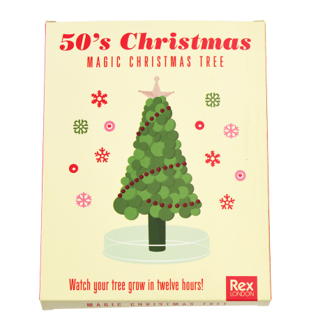 50s Christmas Magic Growing Christmas Tree