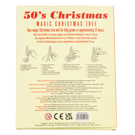 50s Christmas Magic Growing Christmas Tree