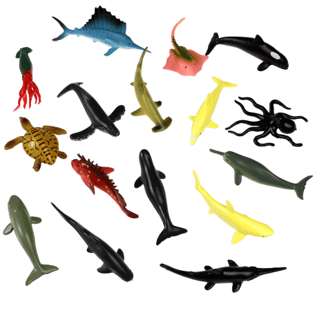 Assorted Ocean Animals (box Of 16)