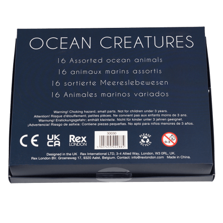 Assorted Ocean Animals (box Of 16)