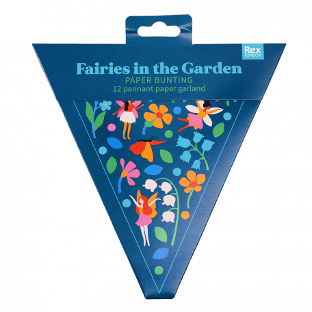 Fairies In The Garden Paper Bunting