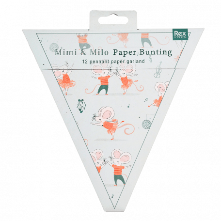 Mimi And Milo Paper Bunting