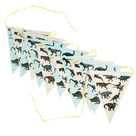 Prehistoric Land Paper Bunting