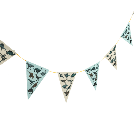 Prehistoric Land Paper Bunting