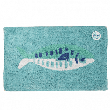 Fish Tufted Cotton Bath Mat