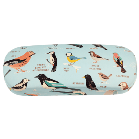 Garden Birds Glasses Case & Cleaning Cloth