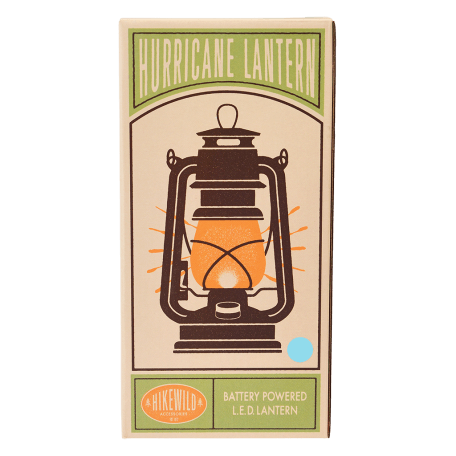 Light Blue Led Hurricane Lantern