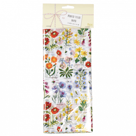 Wild flowers tissue papers