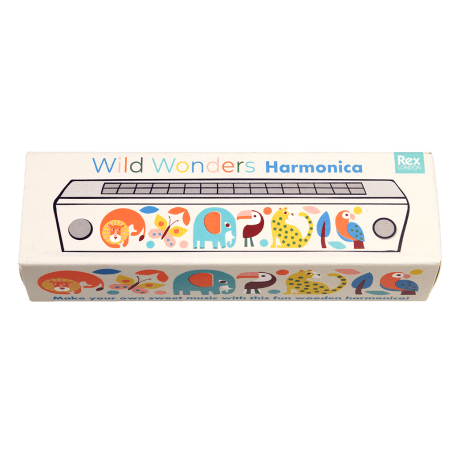 Wild Wonders Wooden Harmonica