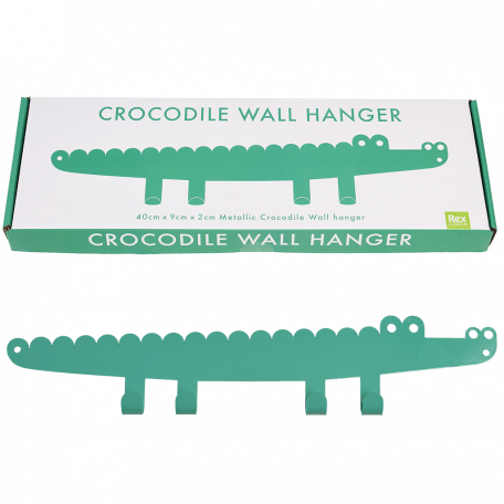 Crocodile Metal Wall Hanger