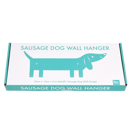 Sausage Dog Metal Wall Hanger