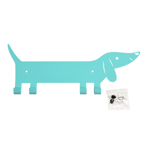 Sausage Dog Metal Wall Hanger