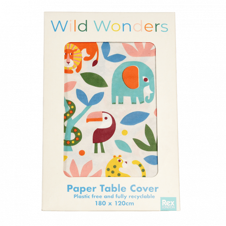 Wild Wonders Paper Table Cover