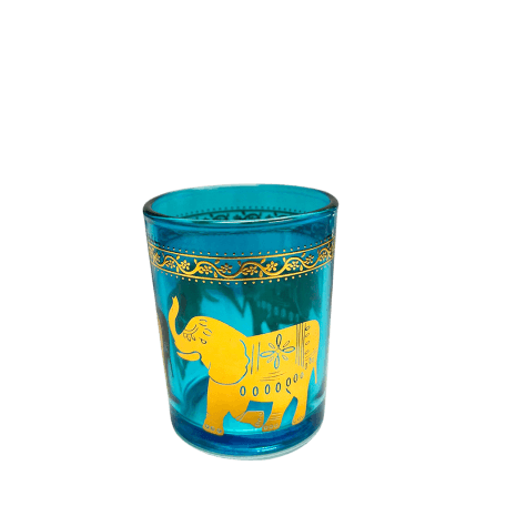 Elephant Blue Tealight Holder