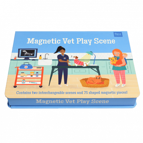 Magnetic Vet Play Scene Kit